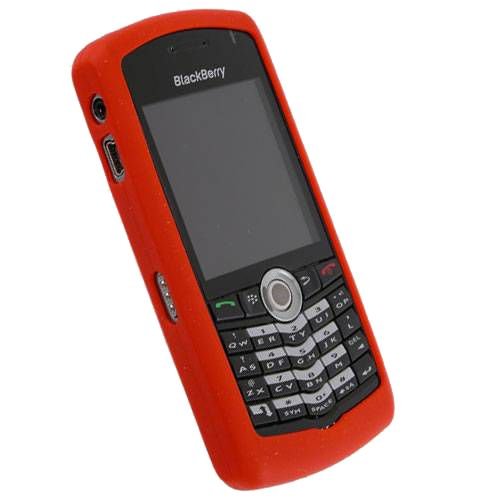 Click here to buy BLACKBERRY OEM HDW13021003 Red Silicone Skin Cover Case for Blackberry Pearl 8100 8100c by OEM.