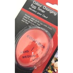 COLOUR CHANGING PERFECT EGG TIMER - GOES IN PAN