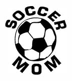 Big SOCCER MOM Vinyl car Sticker/Decal (Games,Soccer)