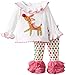 Mud Pie Baby Girls' Reindeer Tunic and Legging Set