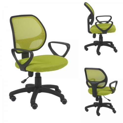 Euro Style Percy Office Chair, Lime Green/Black On Sale