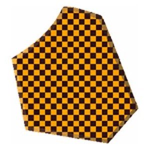 Pfeil & Holing Chocolate Transfer Sheet - Checkboard - Gold