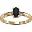 14K Yellow Gold Onyx Ring