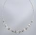 Clear Swarovski Crystal and Sterling Silver Necklace