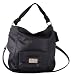 Coach Authentic Kristin Leather Convertible Hobo Black and Silver - Coach 14783BLK
