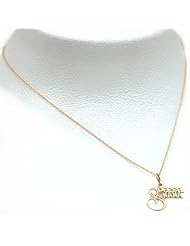 14K Gold Special Nana Charm & 18" Chain