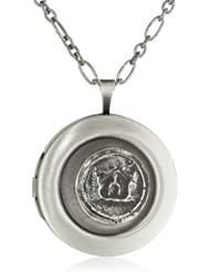 Pyrrha "talisman" Sterling Silver Mini Luck and Protection Locket Necklace