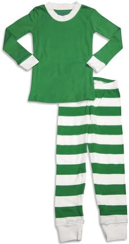 Sara's Prints - Boys Long Sleeve Striped Pajamas
