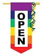 Open Flag Indoor/outdoor 24" X 58"