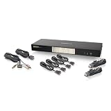 IOGear 4-Port Dual View Dual-Link DVI KVMP Switch with Audio GCS1644 (Black)