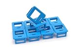 Cat. 5e Bezel for Distribution Panel Blue (10-Pack)