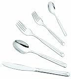 Lorenzo Ruby-SAT18/10 72-Piece Flatware Set Service for 12
