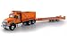 Mack Granite MP Dump Truck With Beavertail Trailer Orange 1/50 First Gear