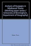 The analysis of burgages in medieval towns