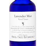 Lavender and Aloe Vera Balancing Organic Facial Toner with Wild Blueberry - Clarifying, Balancing, and Oil-Controlling 8.5 oz Refill
