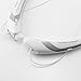 Rymemo Wireless Bluetooth 4.1 Stereo Headphone with Microphone - Silver/White
