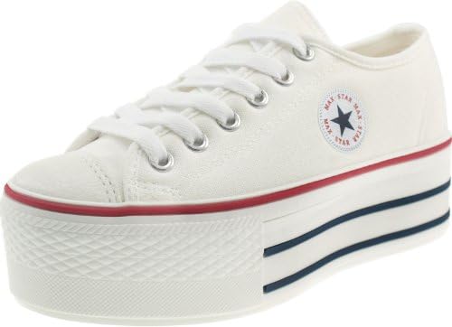 Maxstar Low-top Platform Canvas Sneakers Shoes