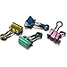 Officemate Easy Grip Binder Clips, Metallic, Small, Pack of 24