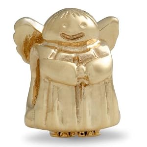 Authentic Pandora 14k YG Angel of Hope Charm by