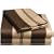 Regency Collection 310 Thread-Count Havana Stripe Queen Sheet Set, Pecan/Chocolate