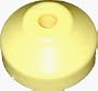 Yellow Plastic 7" 45rpm Vinyl Record Dome Adapter , Quantity 1 (45 rpm)