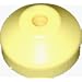 Yellow Plastic 7" 45rpm Vinyl Record Dome Adapter , Quantity 1 (45 rpm)