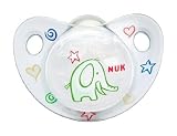 NUK おしゃぶり･トレンドライン(キャップ付き）  ぞう シリコーンM OCNK0310102