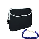 Click here to buy Midnight Black Soft Neoprene Carrying Case for the Dell Inspiron Mini 10 or Mini 10v....