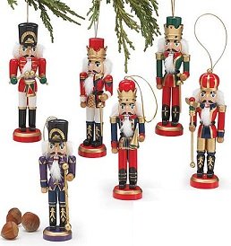 'Ornament Nutcracker - 1 Asst of 6 - 5 1/2