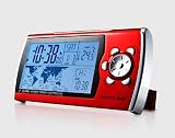 Global Atomic Alarm Clock RED