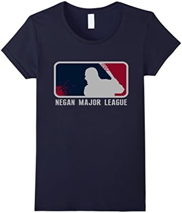 Women's Negan Major League Shirt Small Navy