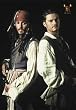 Pirates Of The Caribbean 2 - Framed Movie Postcard (Johnny Depp & Orlando Bloom) (Size: 4" x 6")