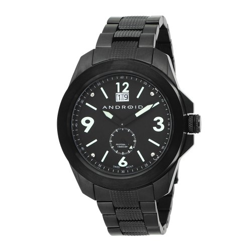 Android Men's AD410BGR Volcano Swiss Big Date Green Dial Watch