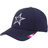 Reebok Dallas Cowboys Breast Cancer Awareness Coaches Structured Adjustable Hat One Size Fits All