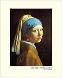Johannes Vermeer (Girl with a Pearl Earring) Framed Art Poster Print - 16 X 20