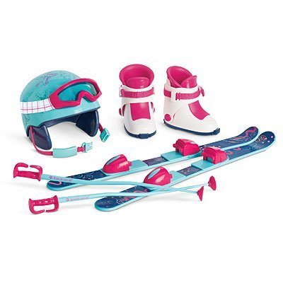 American Girl - Skis and Helmet Set for Dolls - MY AG 2014