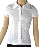 French Toast Short Sleeve Rhinestone Blouse (Sizes 4-6X)