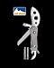 Wenger 16996 Ueli Steck Special-Edition Mountaineer Professional Titanium Knife, Silver