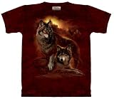 Wolf Sunset The Mountain Tee Shirt