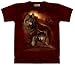 Wolf Sunset The Mountain Tee ShirtSize: XL