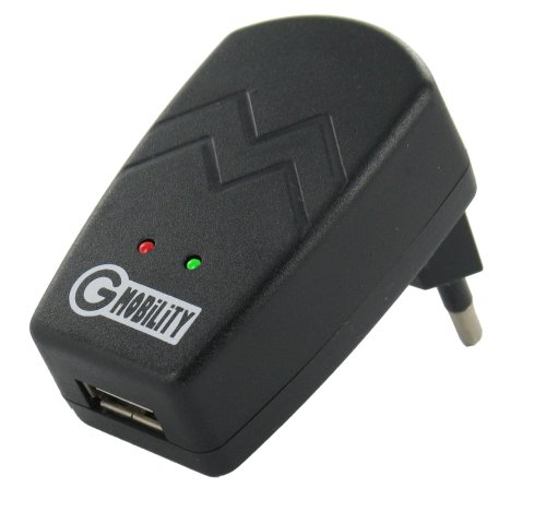 G-Mobility - GRJM220VUSB - Adaptateur secteur USB universel noir