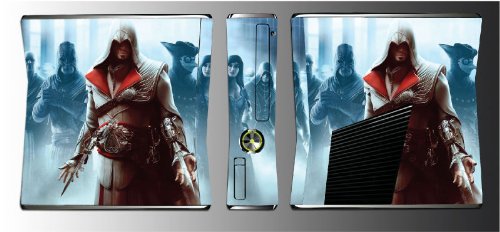 Assassin's Creed II Brotherhood Game Vinyl Decal Skin Protector Cover for Xbox 360 Slim