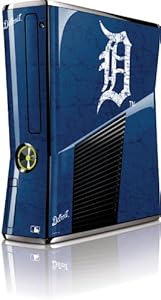MLB - Detroit Tigers - Detroit Tigers - Solid Distressed - Microsoft Xbox 360 Slim (2010) - Skinit Skin