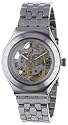 Swatch - YAS100G - Body & Soul - Montre Mixte - Automatique Analogique - Cadran Squelette - Bracelet Acier Argent