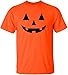 Joe's USA Jack O' Lantern Pumpkin Halloween Costume T-Shirt | L-Orange