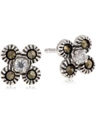 Betsey Johnson "Precious Luxuries" Crystal Cross Stud Earrings