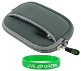 Neoprene Sleeve Case (Grey) for Olympus Stylus 550WP Waterproof Digital Camera Black