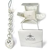 Heart WMP-4831 Crystal Mobile Phone Case MP3 Player Charm with Original Swarovski Crystals