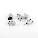 Dowonsol 5個 K10電機 1W 0.5g.cm 1.5-3.5Vdc 35mA 16000RPM マイクロモーター おもちゃの自動車に用いる カメラ 飛行機