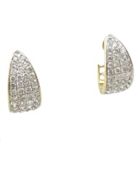 Women 14k Yellow Gold 1.46ctw diamond Stud earring 26 26319Y Size 5.37